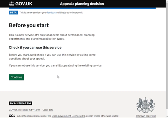 Appeal a planning decision demo